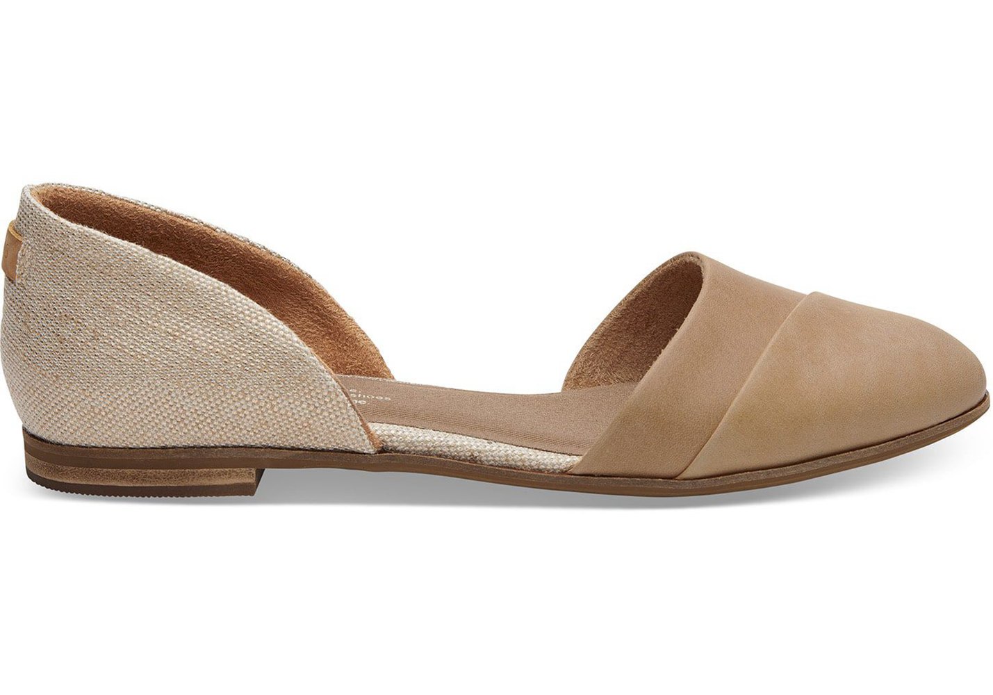 Toms Płaskie Buty Damskie Pomarańczowe - Jutti D'orsay - 20RGSOUMB